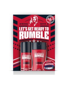 RUMBLE MEN Dezodorant do ciała w sprayu 150 ml + żel pod prysznic 250 ml LEGEND, zestaw