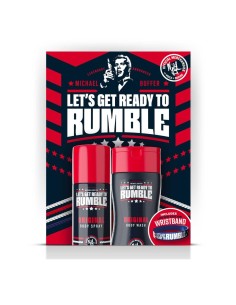 RUMBLE MEN Dezodorant do ciała w sprayu 150 ml + żel pod prysznic 250 ml ORIGINAL, zestaw