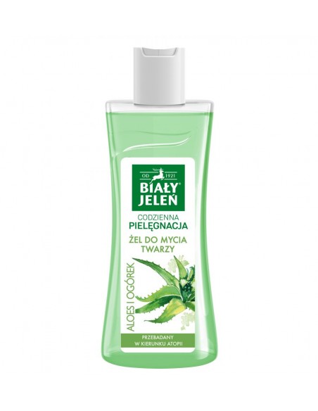 Biały Jeleń żel do mycia twarzy z ekstraktem z aloesu i ogórka 265ml