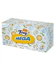 Foxy Mega Ultra miękkie chusteczki higieniczne, 200 szt.