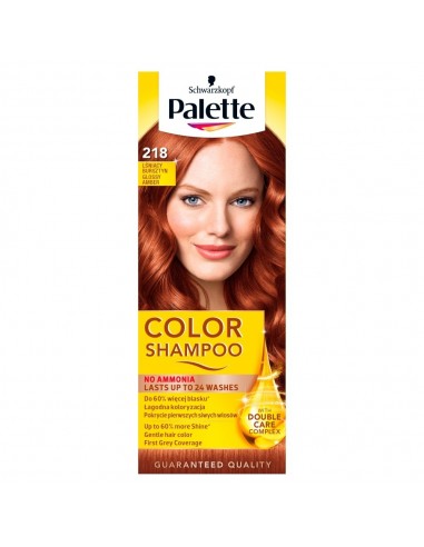 Palette Color Shampoo szampon koloryzujący Lśniący bursztyn 218