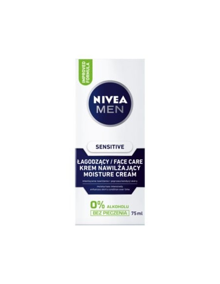 NIVEA MEN Sensitive Łagodzący krem nawilżający, 75 ml