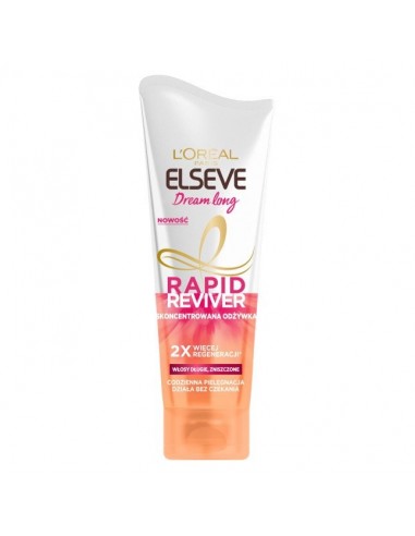 ELSEVE Rapid Reviver Drem Long, odżywka do włosów zniszczonych, 180 ml 