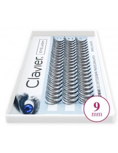 CLAVIER Kępki rzęsy, 9 mm