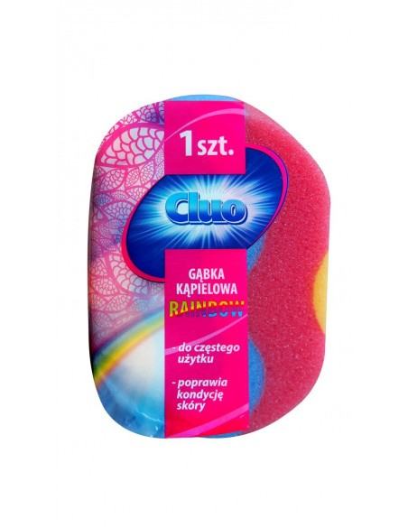 Cluo gąbka kapielowa Rainbow Tęcza