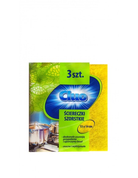 Cluo ściereczki szorstkie 3 szt.