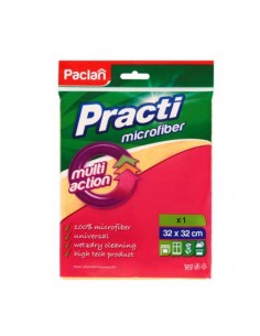 Paclan Ściereczka uniwersalna Practi z mikrofibry wysokiej jakości 32 x 32 cm