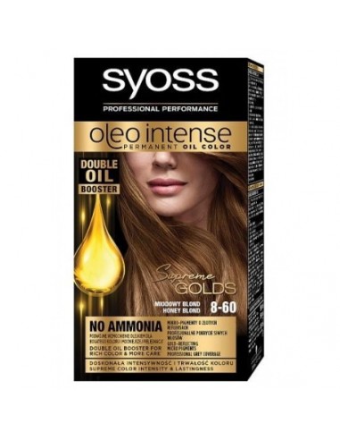 SYOSS Oleo Intense Farba do włosów Miodowy blond 8-60