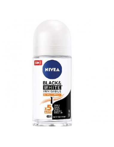 NIVEA Antyperspirant w kulce Black & White Invisible Ultimate Impact 50 ml