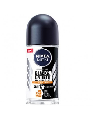 NIVEA MEN Antyperspirant w kulce Black & White Invisible Ultimate Impact 50 ml