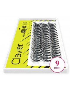CLAVIER Kępki Rzęs DU2O Double Volume 9mm