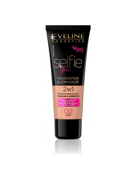 EVELINE podkład Selfie Time Nr 02 30ml