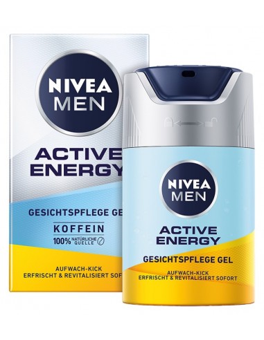 NIVEA MEN Active Energy Hydrogel do twarzy, 50ml 