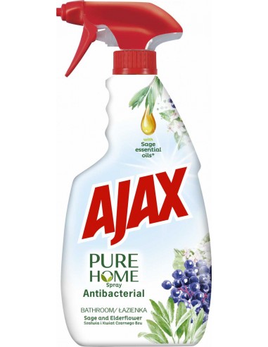 AJAX PURE HOME Płyn do łazienki  antybakteryjny spray SZAŁWIA I CZARNY BEZ, 500 ml 