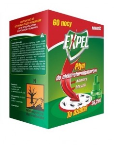 EXPEL ELEKTRO NA KOMARY PŁYN -  60 NOCY ZAPAS