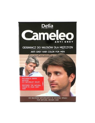 DELIA Cameleo odsiwiacz do włosów naturalnych w odcieniach brązu dla mężczyzn