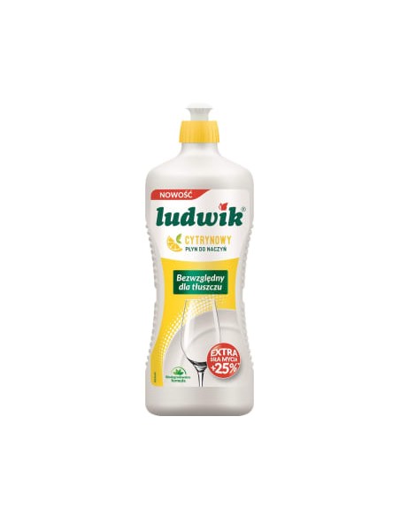 LUDWIK płyn do mycia naczyń o zapachu cytrynowym 900ml