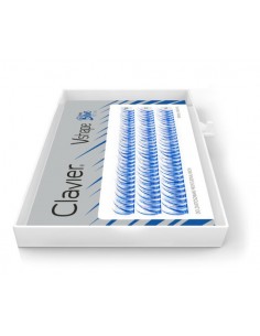 CLAVIER kępki rzęsy vshape  niebieskie