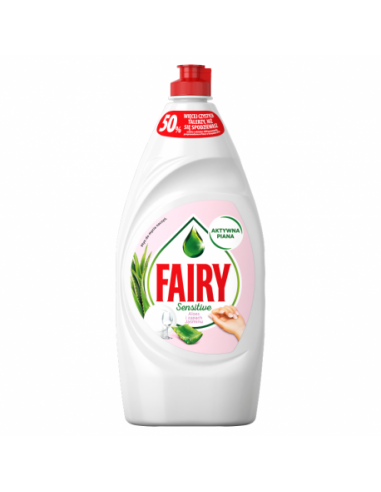  Fairy Płyn do mycia naczyń Sensitive Aloes i jaśmin 900 ml