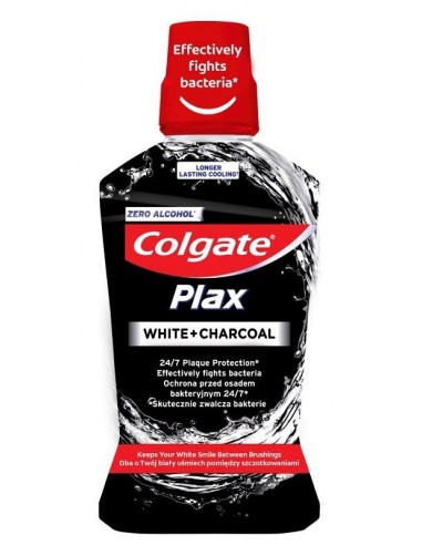 COLGATE Plax Płyn do płukania jamy ustnej White +Charcoal 500 ml