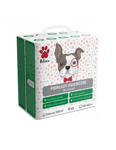 CLEANIC PETINO podkłady higieniczne dla zwierząt 60x60, 10szt