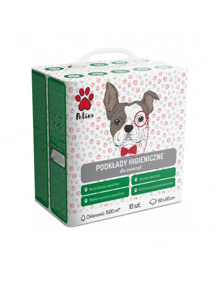 CLEANIC PETINO podkłady higieniczne dla zwierząt 60x60, 10szt