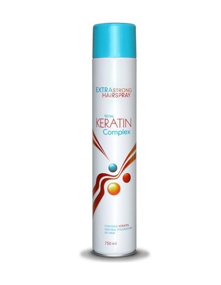 CE CE Lakier do włosów Keratin Complex bardzo mocny z keratyną, 750 ml
