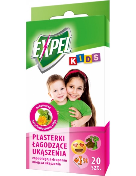 EXPEL KIDS Pastry łagodzące ból po ukąszeniu, 20 szt