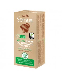JOANNA SENSUAL Krem do depilacji twarzy, VEGAN, 20 g