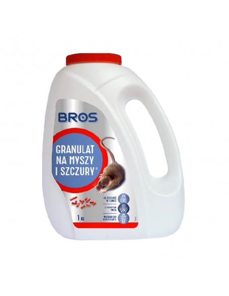 BROS Granulat na myszy i szczury, 1 kg 