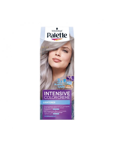 PALETTE Intensive Color Creme Farba do włosów 10-19 Chłodny blond