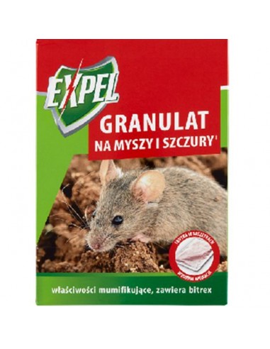 EXPEL Granulat na myszy i szczury, 140 g 