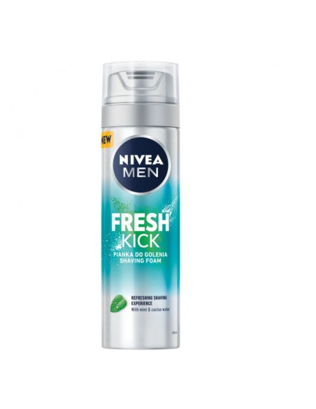 NIVEA MEN Pianka do golenia FRESH KICK ,200 ml 