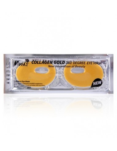 MOODS COLLAGEN Hydrożelowa maska na oczy GOLD 360, 25 g 
