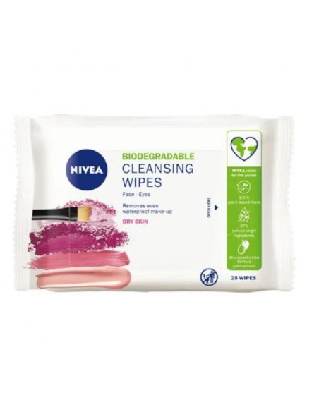 NIVEA Chusteczki do demakijażu, ŁAGODZĄCE, 25 szt 