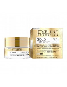 EVELINE GOLD EXCLUSIVE Luksusowy krem-serum ODBUDOWUJĄCY z 24K złotem, 50 ml