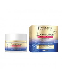 EVELINE BIOHYALURON 3XRETINOL Krem do twarzy 60+ ODBUDOWUJĄCY, 50 ml