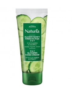 JOANNA NATURIA Glicerynowy krem do rąk ALOES I OGÓREK, 100 g