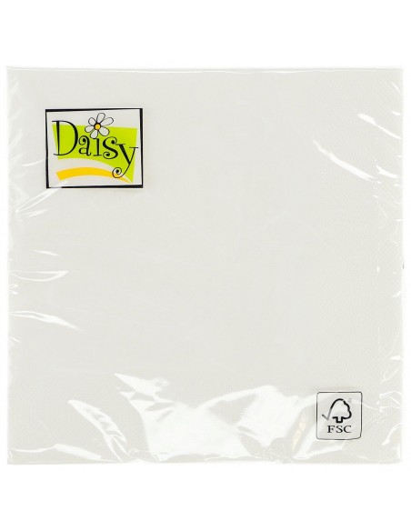 POL-MAK Serwetki BIAŁE 33x33, 20 sztuk