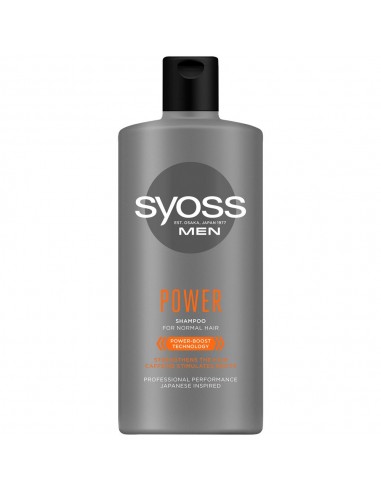 SYOSS MEN Szampon do włosów POWER, 440 ml