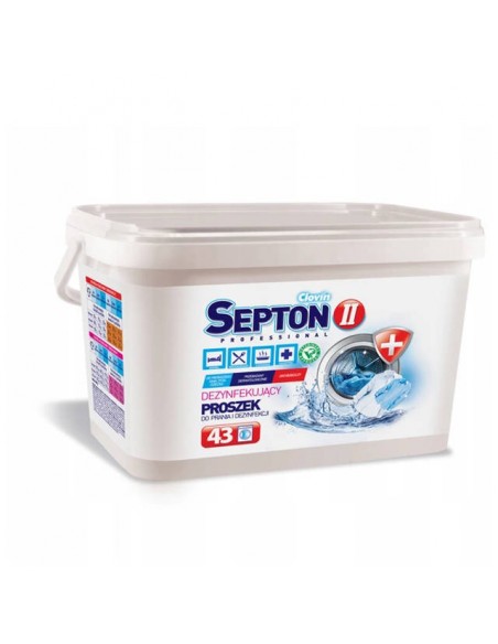 CLOVIN SEPTON II proszek do prania i dezynfekcji, 5 kg 