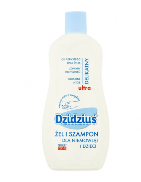 DZIDZIUŚ Żel & Szampon dla niemowląt i dzieci, 500 ml