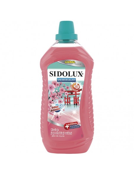 SIDOLUX Płyn uniwersalny do mycia KWIAT JAPOŃSKIEJ WIŚNI, 1 l  