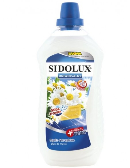 SIDOLUX Płyn uniwersalny do mycia MYDŁO MARSYLSKIE, 1 l