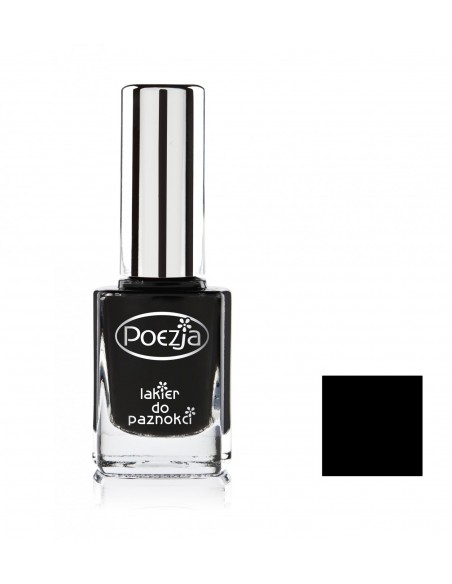 POEZJA Lakier do paznokci 18 CZARNY, 11 ml
