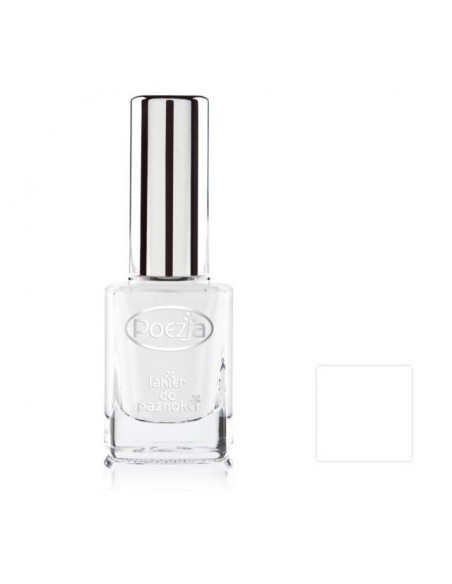 POEZJA Lakier do paznokci F12 BIAŁY, 11 ml