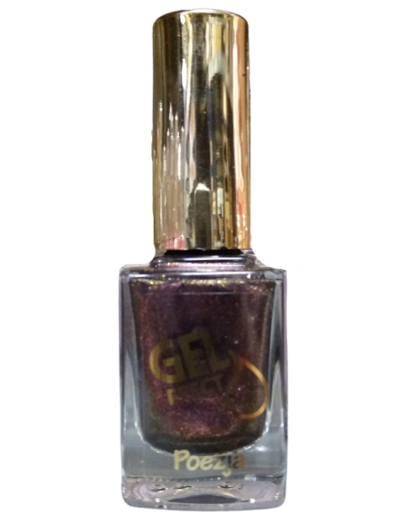 POEZJA Żelowy lakier do paznokci 936 OBERŻYNA Z DROBINKAMI, 11 ml