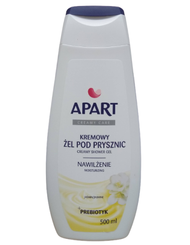 APART Kremowy żel pod prysznic PREBIOTYK+ JAŚMIN, 500 ml