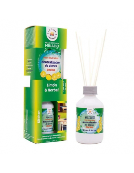 LA CASA DE LOS AROMAS NEUTRALIZATOR Patyczki Zapachowe KITCHEN, 100 ml
