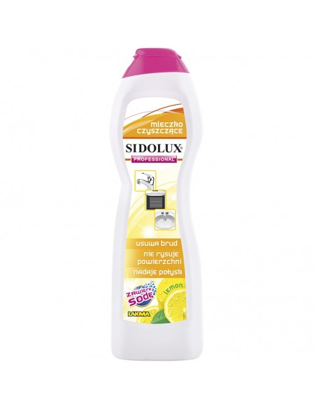 SIDOLUX PROFESSIONAL Mleczko czyszcące LEMON, 500 ml